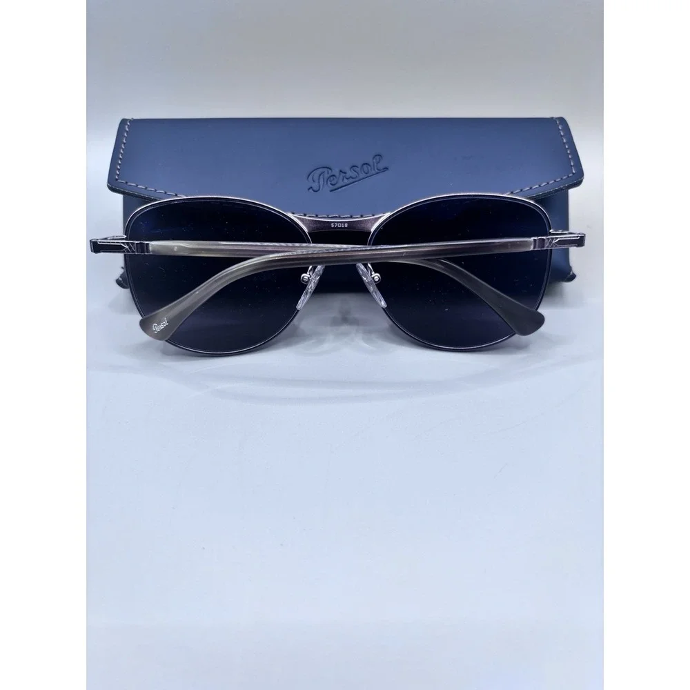 AuthenticPersol PO1002S 1124AF Brown Dark Violet Polarized Glass Sunglasses 57mm